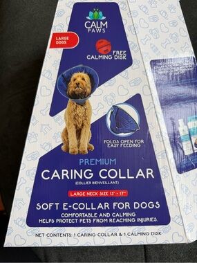 Premium Caring Collar for Dogs - Blue